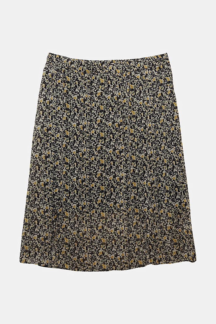 CURVY midi skirt with a print and glitter