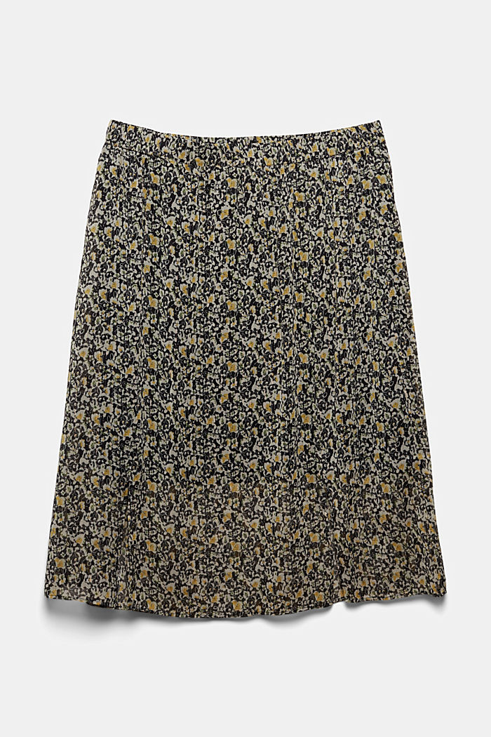 CURVY midi skirt with a print and glitter