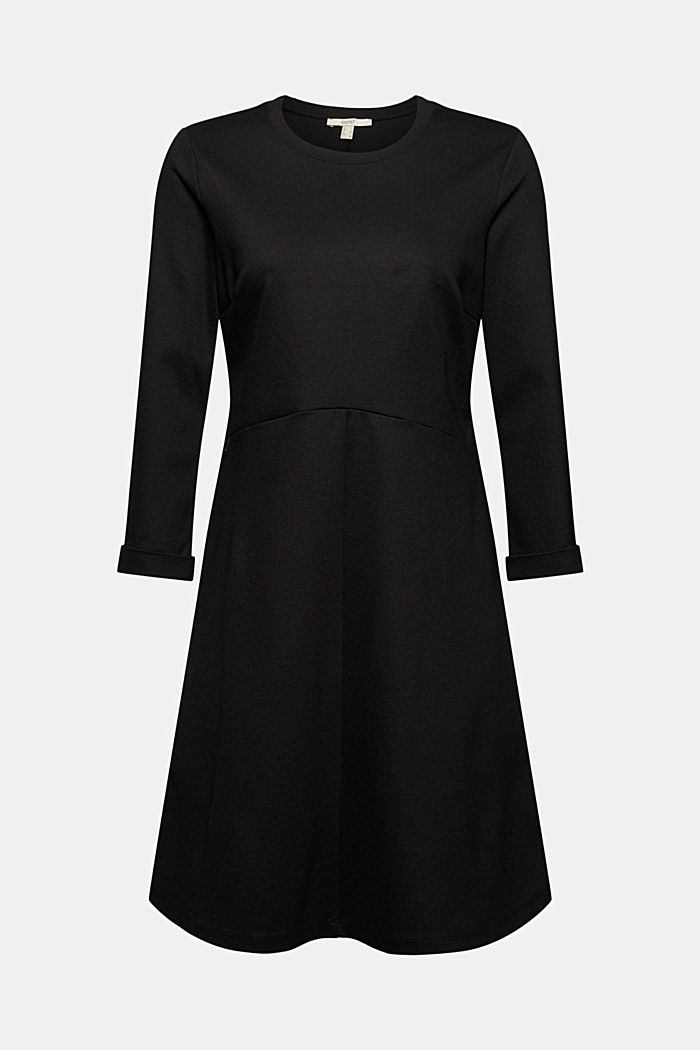 Jerseykleid mit LENZING™ ECOVERO™, BLACK, detail image number 7