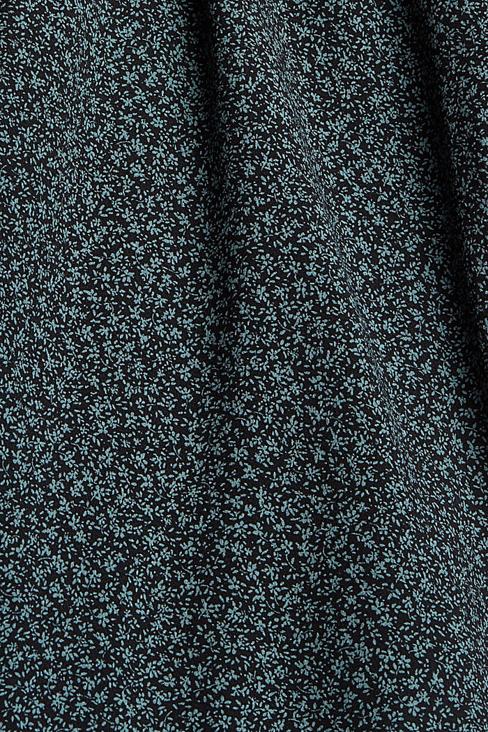 Print-Bluse aus 100% LENZING™ ECOVERO™, BLACK, detail image number 4