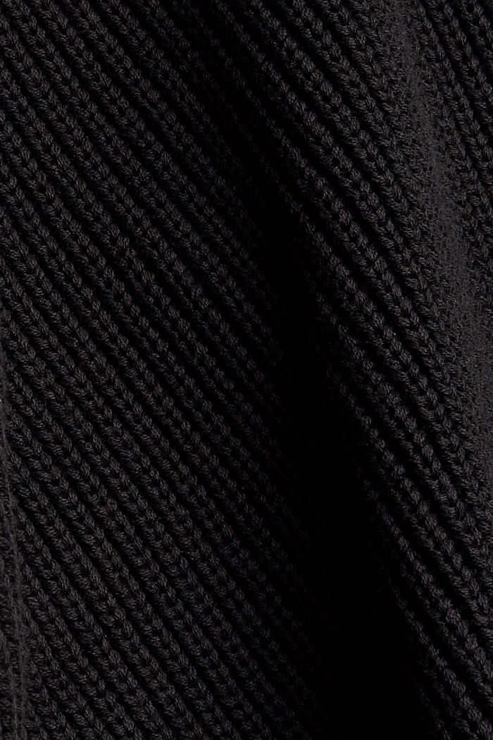 Cardigan à motif maille torsadée, BLACK, detail image number 4