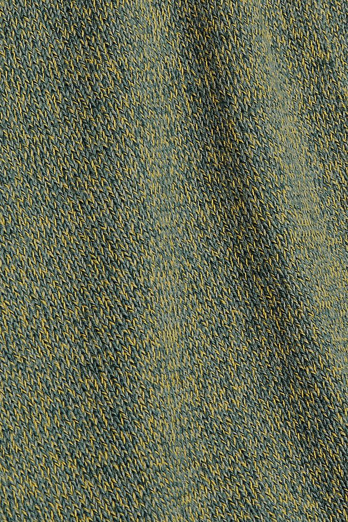 Chaleco jaspeado en 100 % algodón, TEAL BLUE, detail image number 4