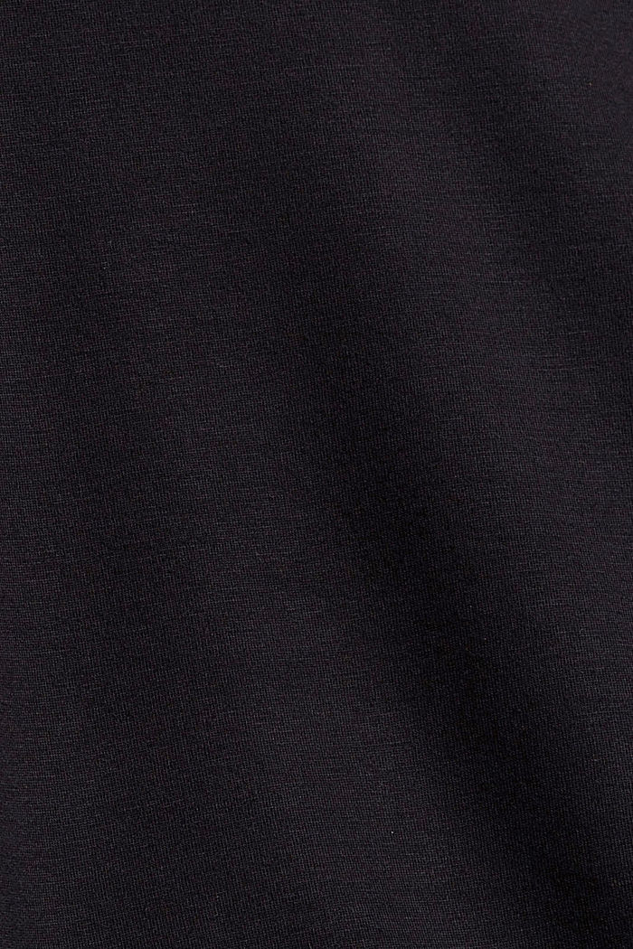 Sweat-shirt scuba orné d’un bouton, BLACK, detail image number 4