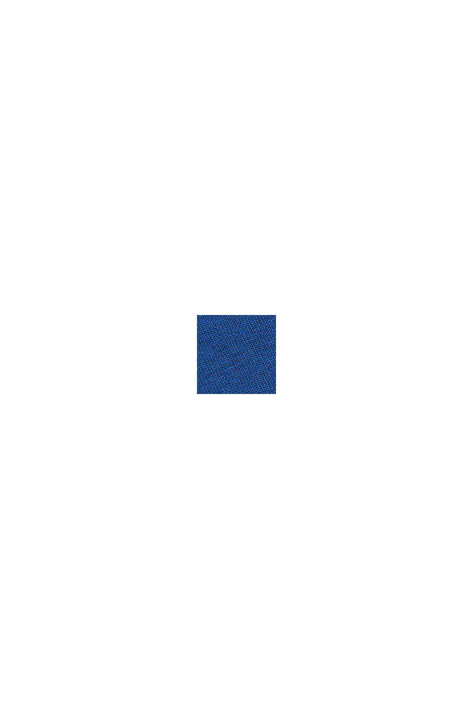 Logokirjailtu collegepaita puuvillasekoitetta, BRIGHT BLUE, swatch