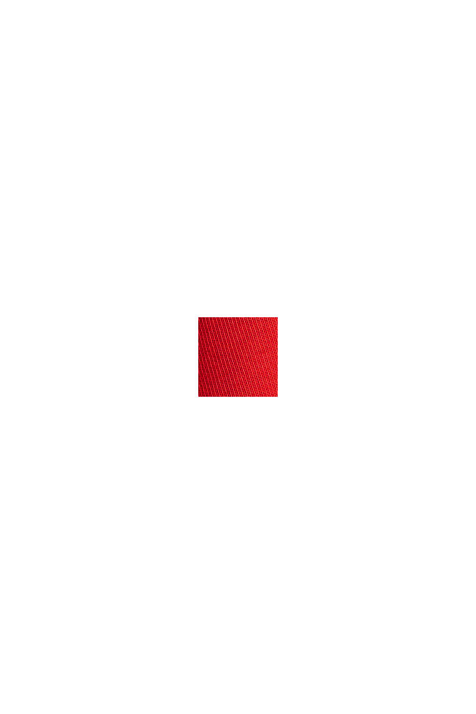Logokirjailtu huppari puuvillasekoitetta, ORANGE RED, swatch