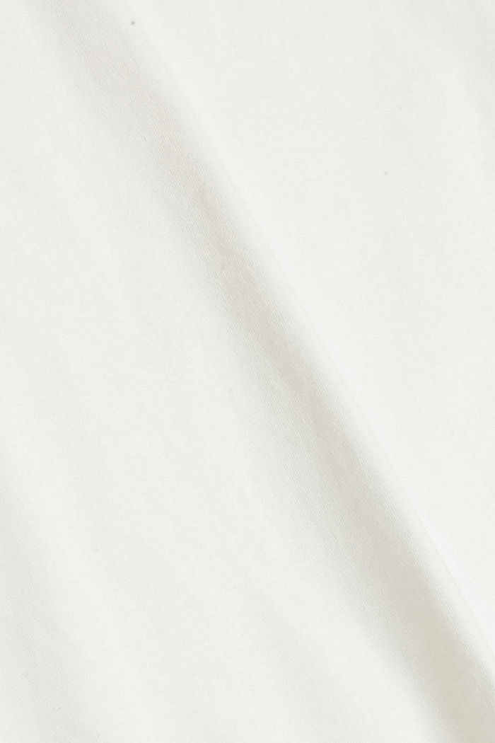 Logokuvioinen T-paita, luomupuuvillaa, OFF WHITE, detail image number 4