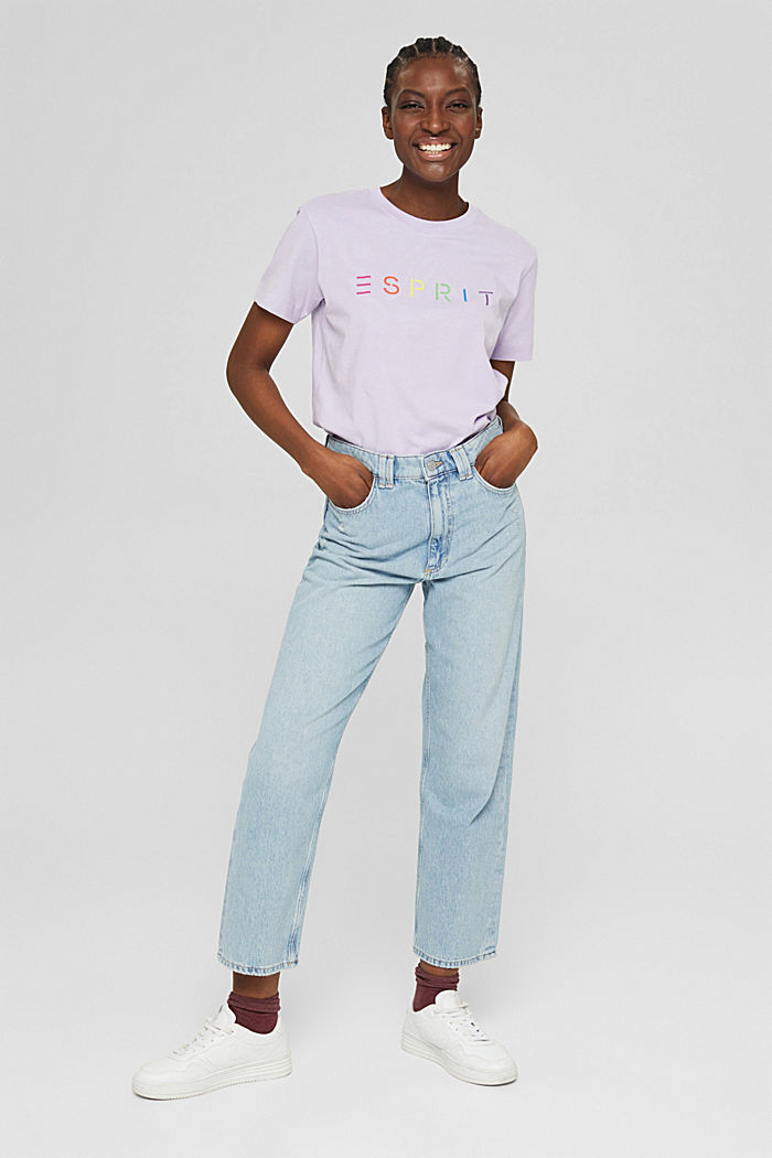 T-shirt with logo print, organic cotton