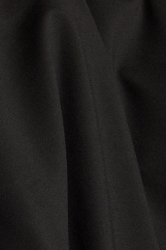 Pantalon stretch à taille élastique, BLACK, detail image number 4