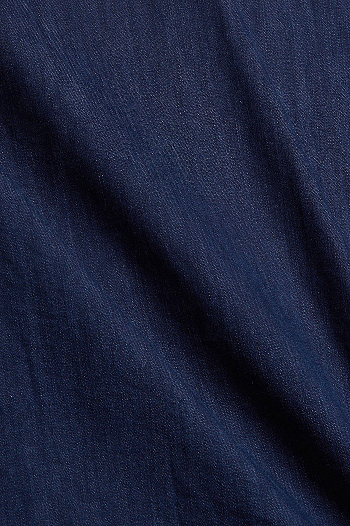 En matière recyclée : la chemise en jean en coton bio mélangé, BLUE RINSE, detail image number 4