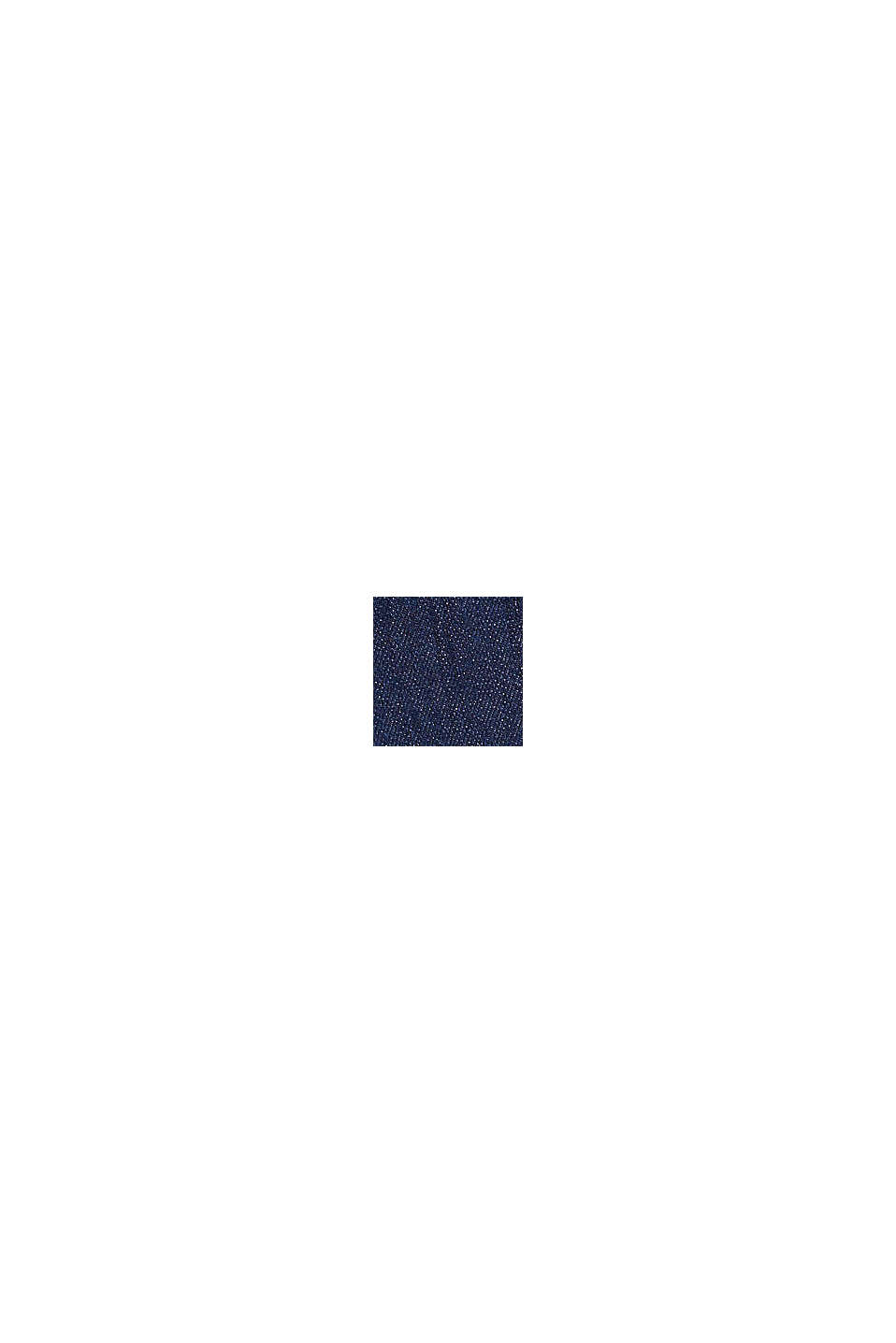 Gerecycled: denim overhemd van een mix met biologisch katoen, BLUE RINSE, swatch