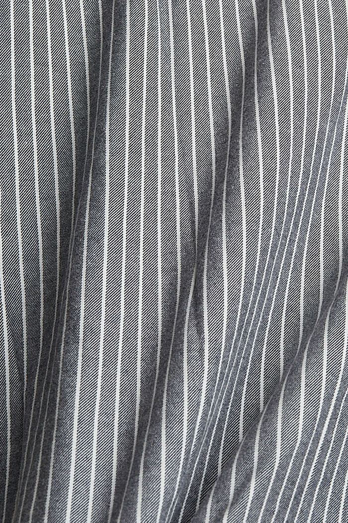 Gestreiftes Hemd aus Organic Cotton, GREY, detail image number 4