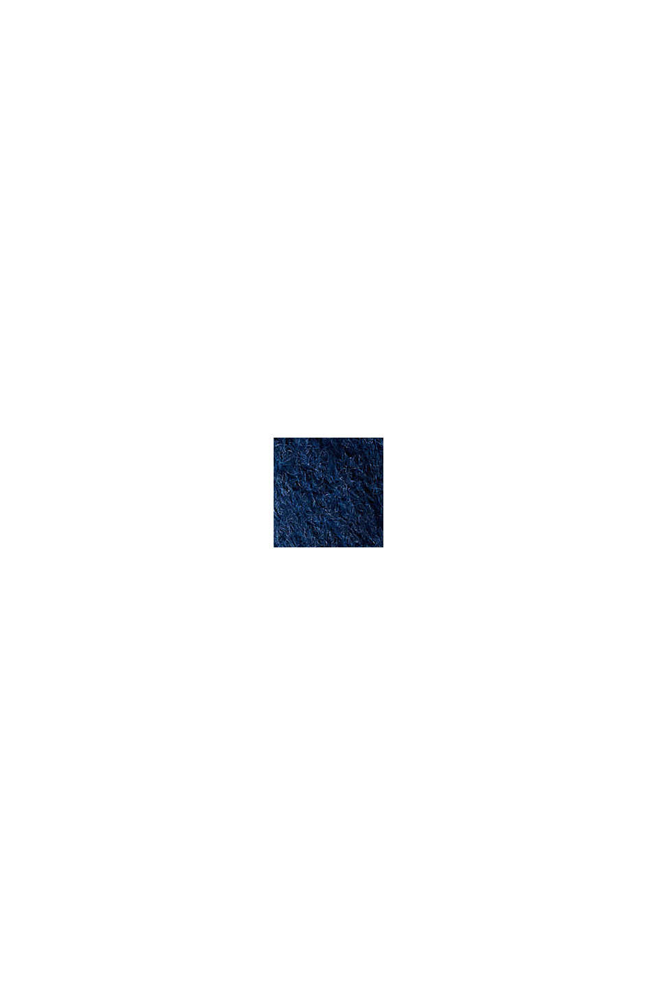 Genanvendte materialer: strikcardigan med uld, NEW DARK BLUE, swatch