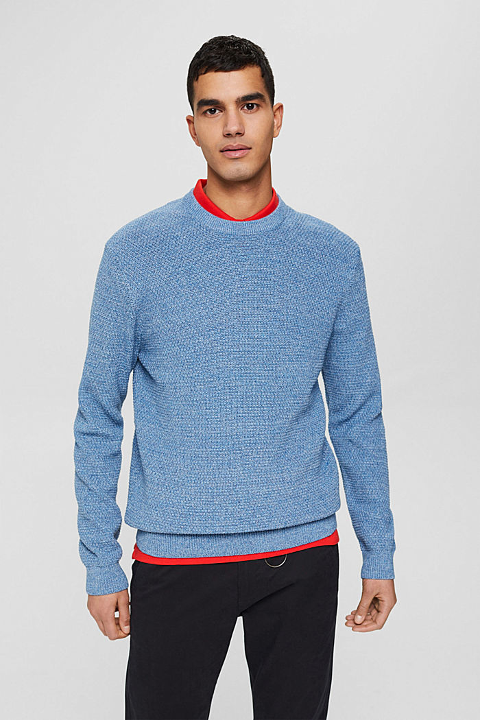 Knitted jumper made of organic cotton
