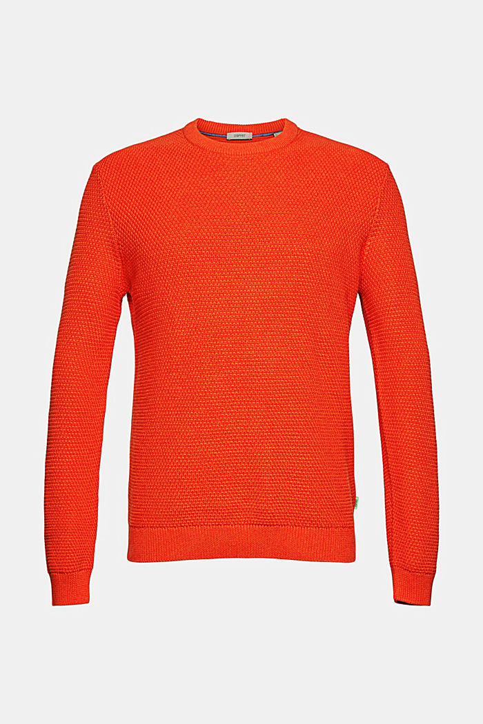 Knitted jumper made of organic cotton