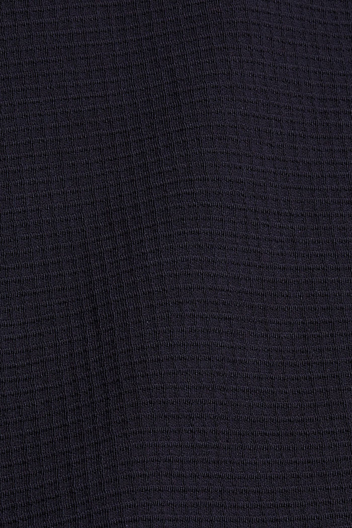 Gerecycled: sweater van een mix van biologisch katoen, NAVY, detail image number 4