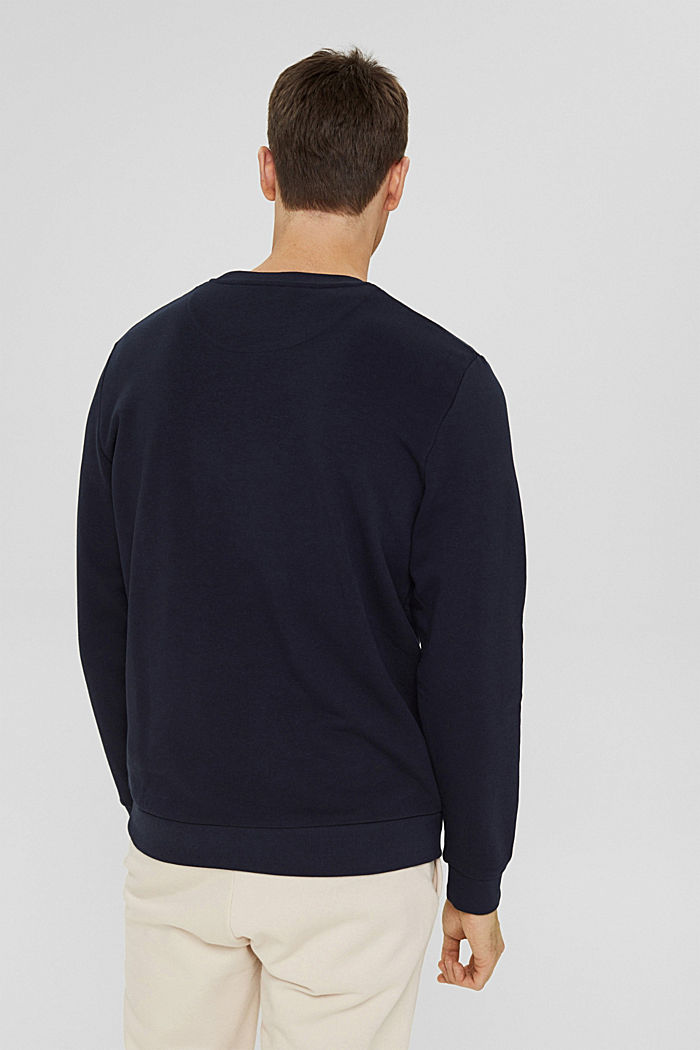Gerecycled: basic sweatshirt, NAVY, detail image number 3