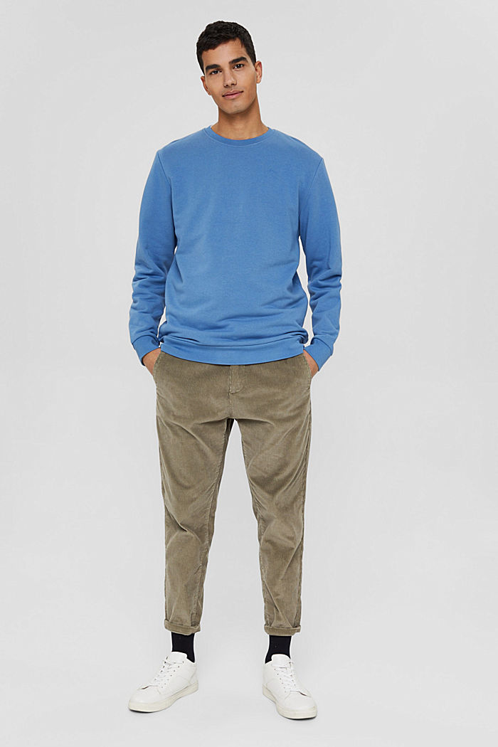 Gerecycled: basic sweatshirt, BLUE, detail image number 7