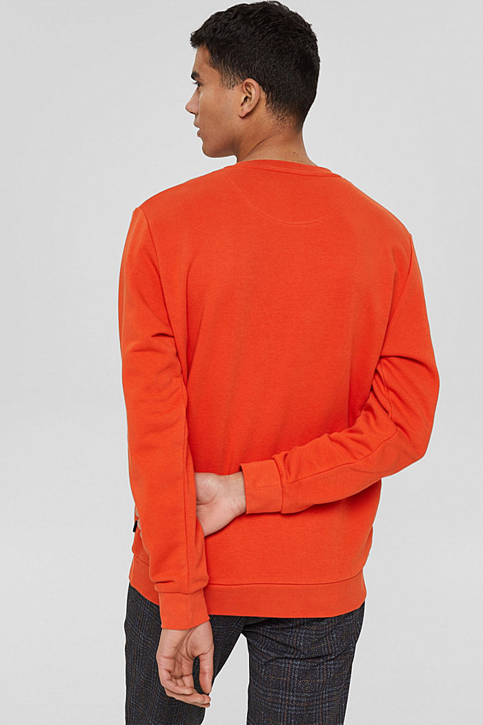 Gerecycled: basic sweatshirt, ORANGE, detail image number 3