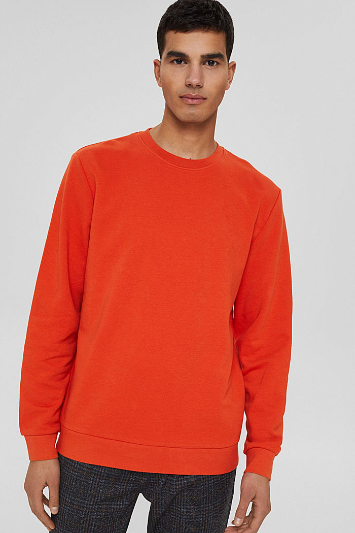 Gerecycled: basic sweatshirt, ORANGE, detail image number 4