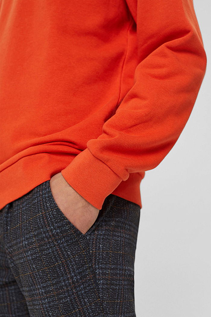 Gerecycled: basic sweatshirt, ORANGE, detail image number 2