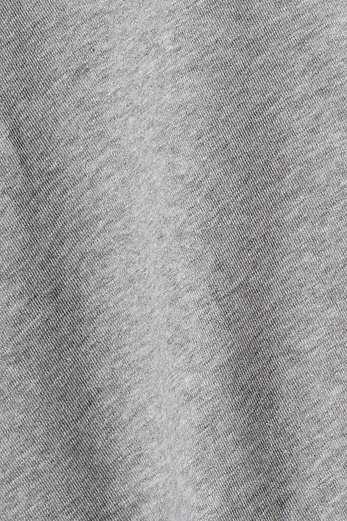 En matière recyclée : le sweat à capuche à logo brodé, MEDIUM GREY, detail image number 4
