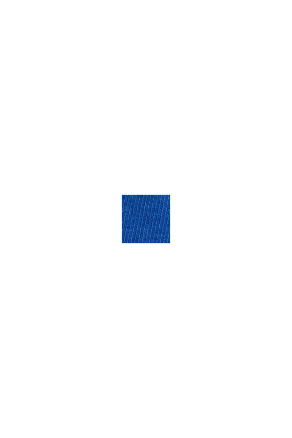 T-shirt en jersey animé d´un logo brodé, BRIGHT BLUE, swatch