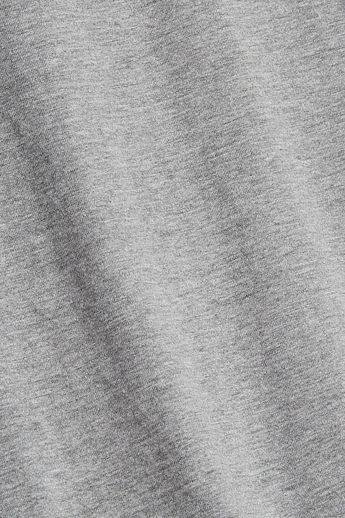 T-shirt en jersey orné d´un logo, LENZING™ ECOVERO™, MEDIUM GREY, detail image number 5