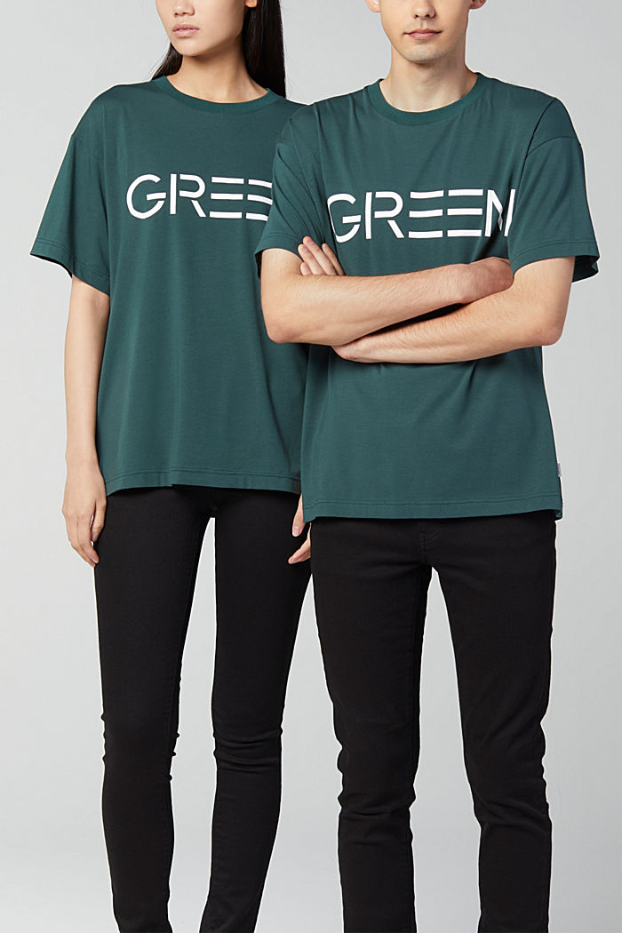 Color Capsule T-shirt, DARK GREEN, detail-asia image number 0