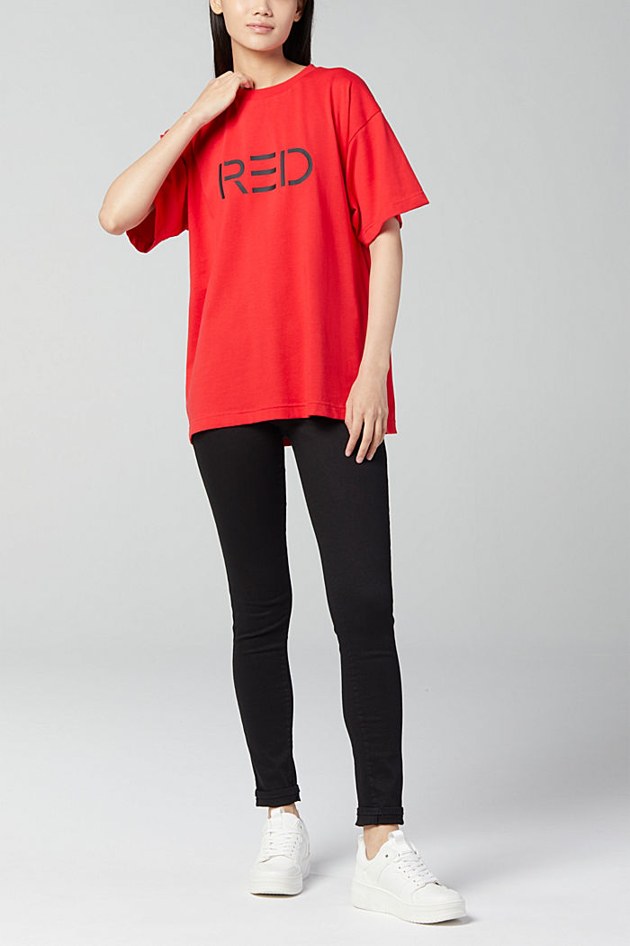 Color Capsule 티셔츠, RED, detail-asia image number 3