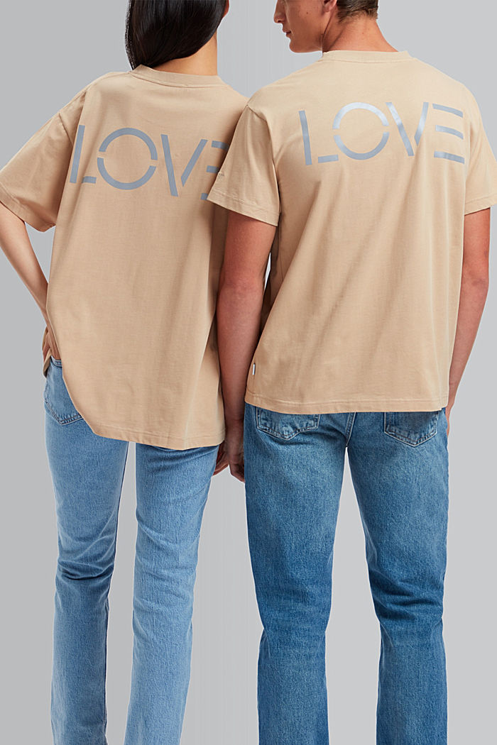 Love Composite T 恤, KHAKI BEIGE, detail image number 1