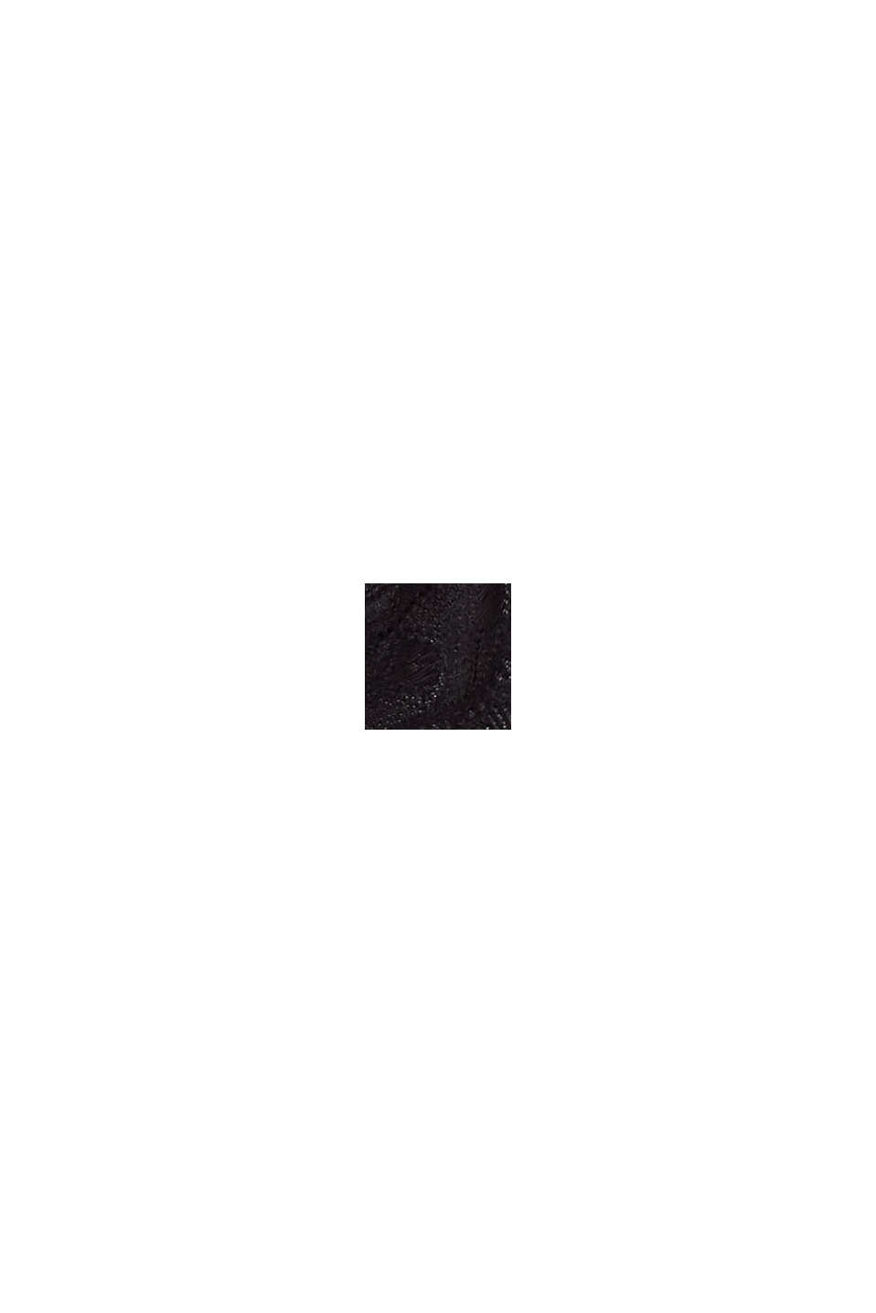 Genanvendte materialer: upolstret bøjle-bh med blonder, BLACK, swatch