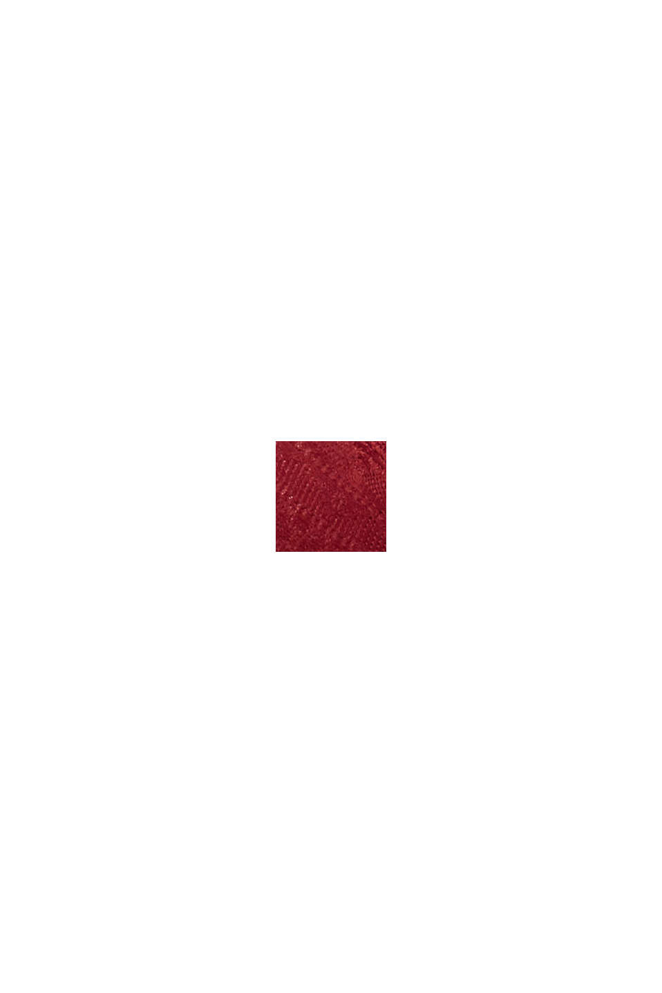Återvunnet material: ovadderad bygel-bh med spets, CHERRY RED, swatch