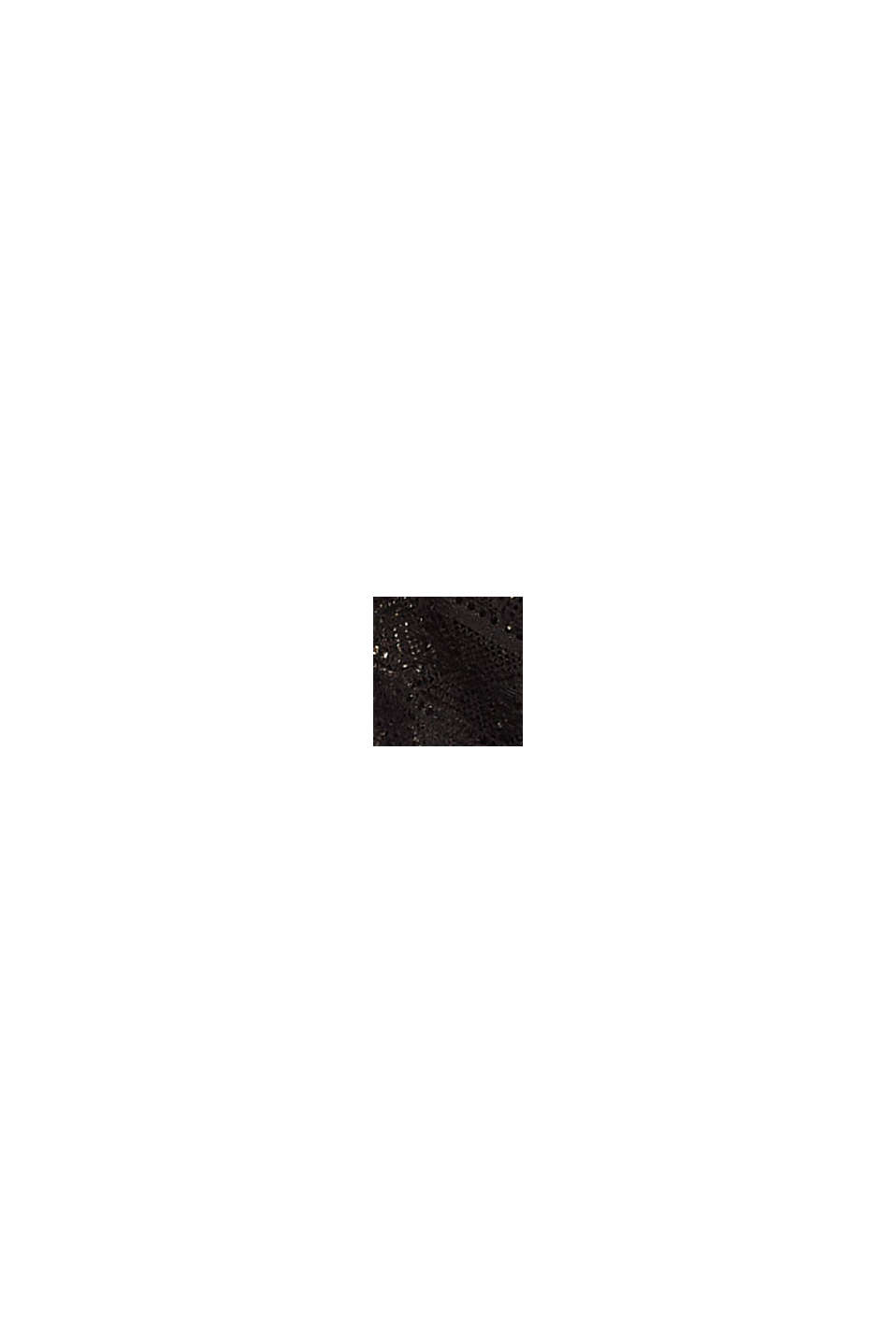 Recycelt: Strumpfhalter aus Spitze, BLACK, swatch