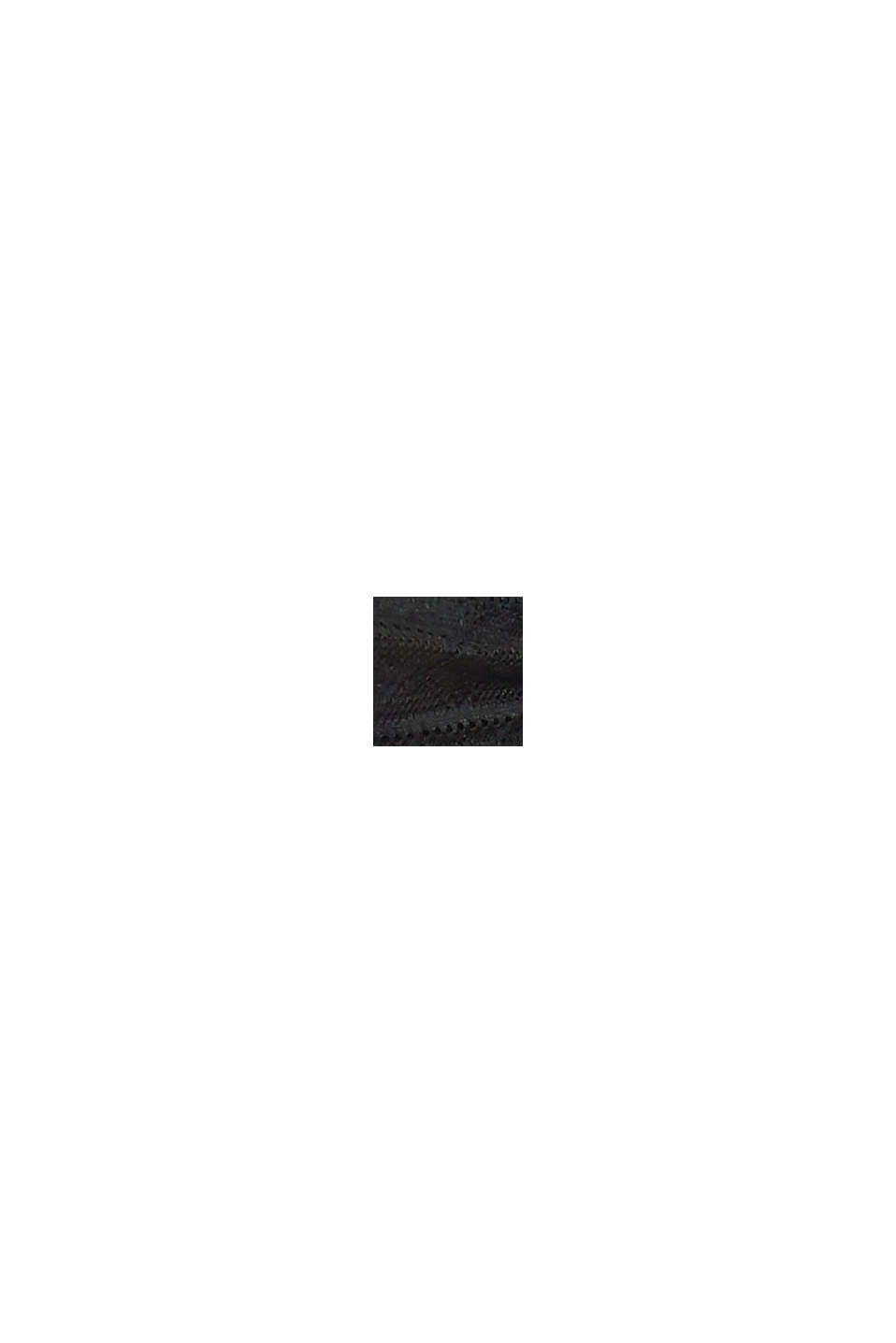 Reciclada: Sujetador bandeau con relleno en encaje, BLACK, swatch