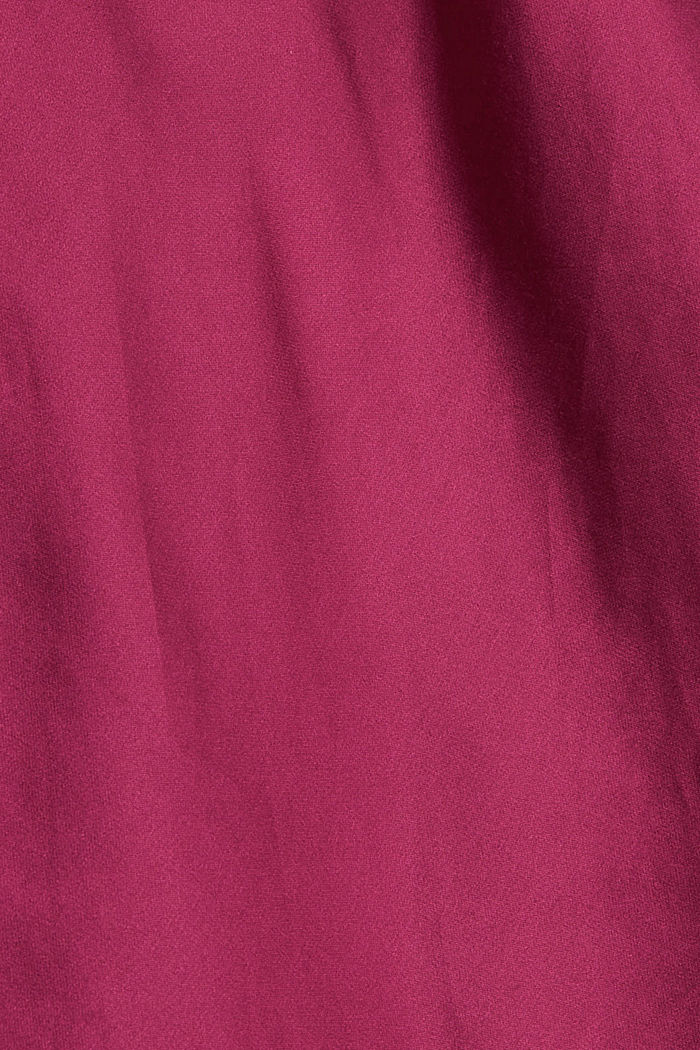 Met zijde: korte pyjama, DARK PINK, detail image number 4