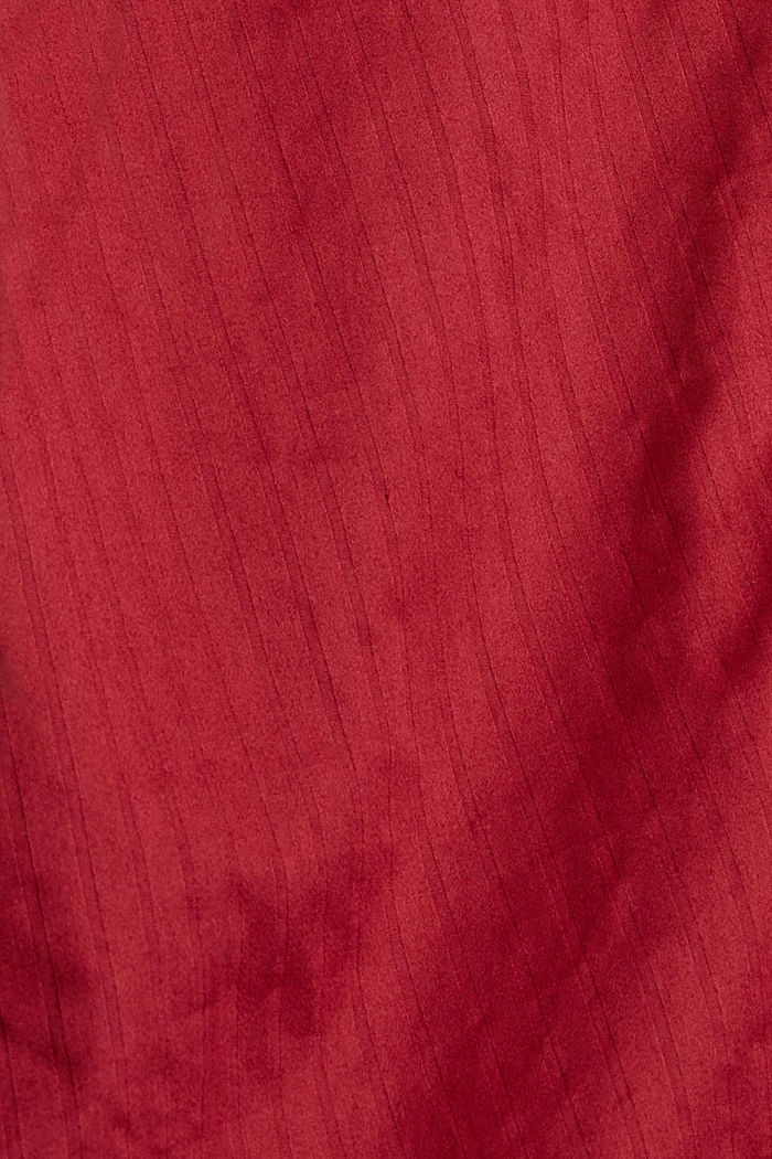 Nachthemd van 100% katoen, CHERRY RED, detail image number 4