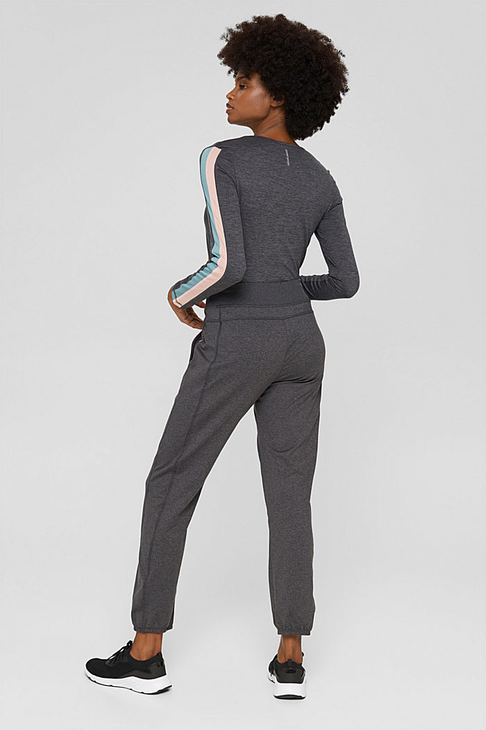 Recycelt: Melierte Sweat-Hose, ANTHRACITE, detail image number 3