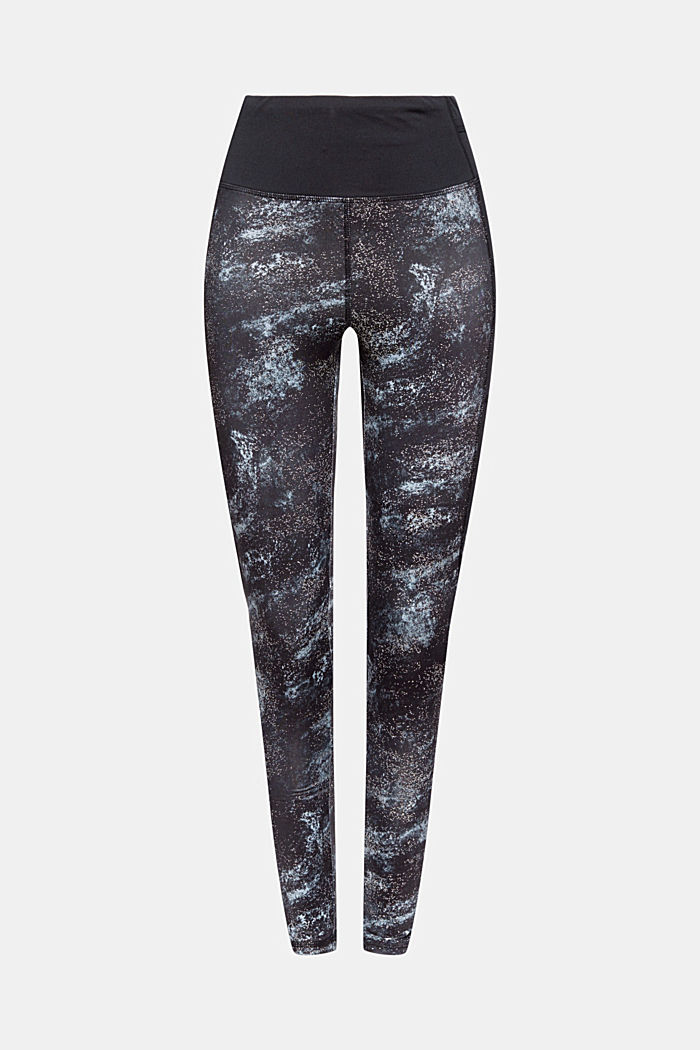 Recycled: leggings with a reflective print and E-Dry