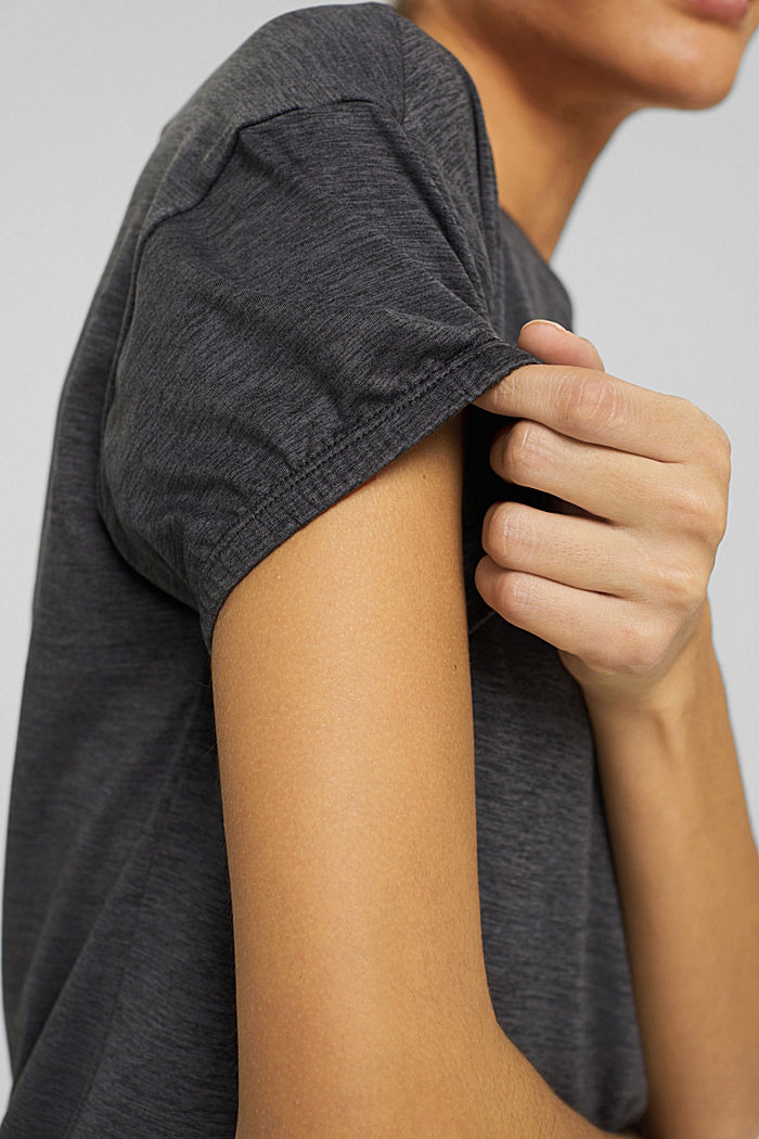 Recycelt: Active-Shirt mit E-Dry, ANTHRACITE, detail image number 2