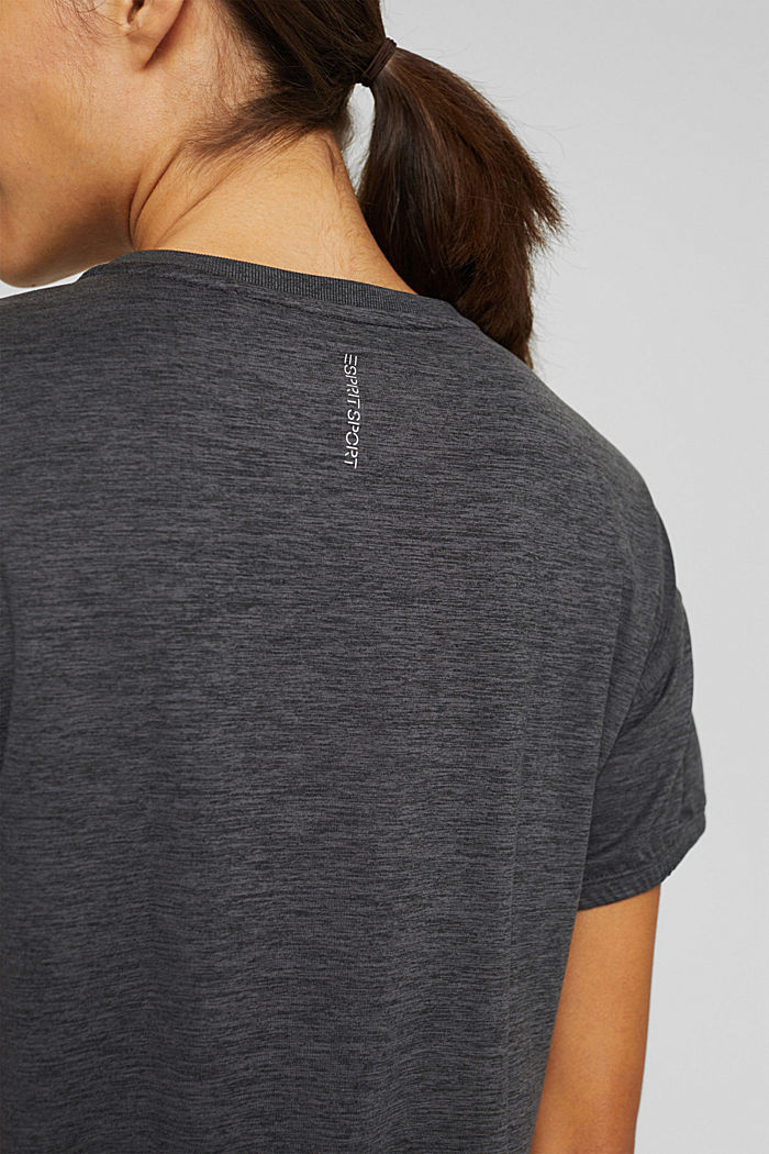 Recycelt: Active-Shirt mit E-Dry, ANTHRACITE, detail image number 5