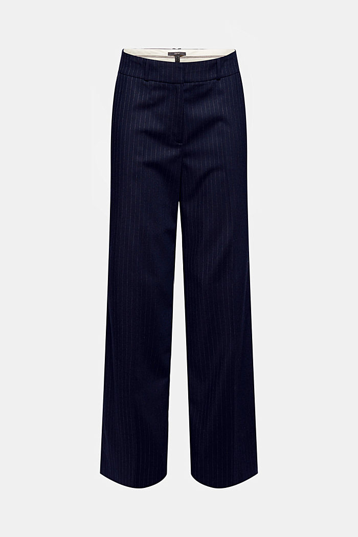 PINSTRIPE Mix + Match flannel trousers