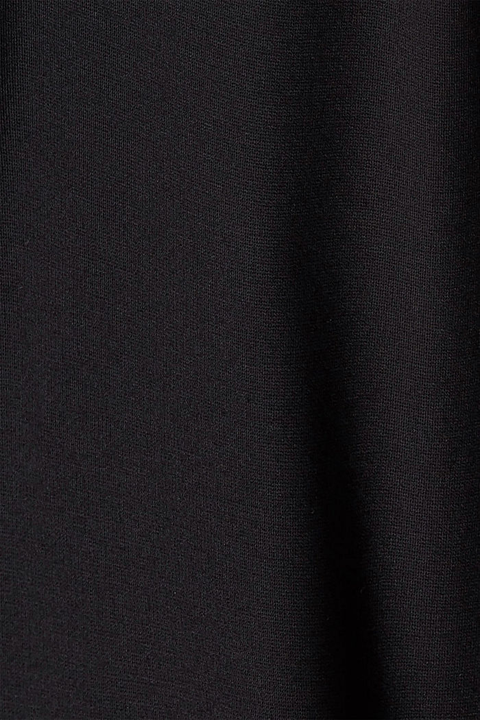 Hose aus Puntojersey, LENZING™ ECOVERO™, BLACK, detail image number 4