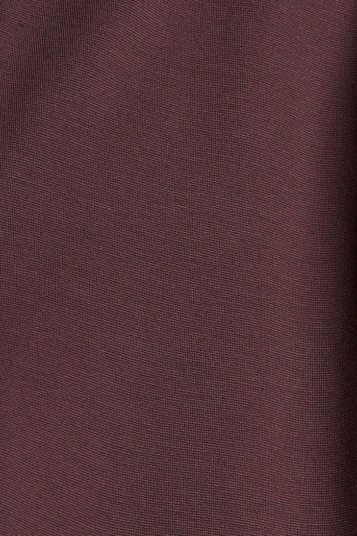 Broek van puntojersey, LENZING™ ECOVERO™, BORDEAUX RED, detail image number 4
