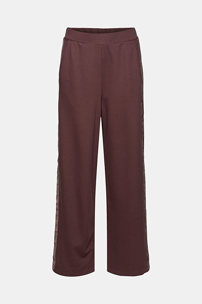 Punto jersey trousers, LENZING™ ECOVERO™, BORDEAUX RED, detail image number 6