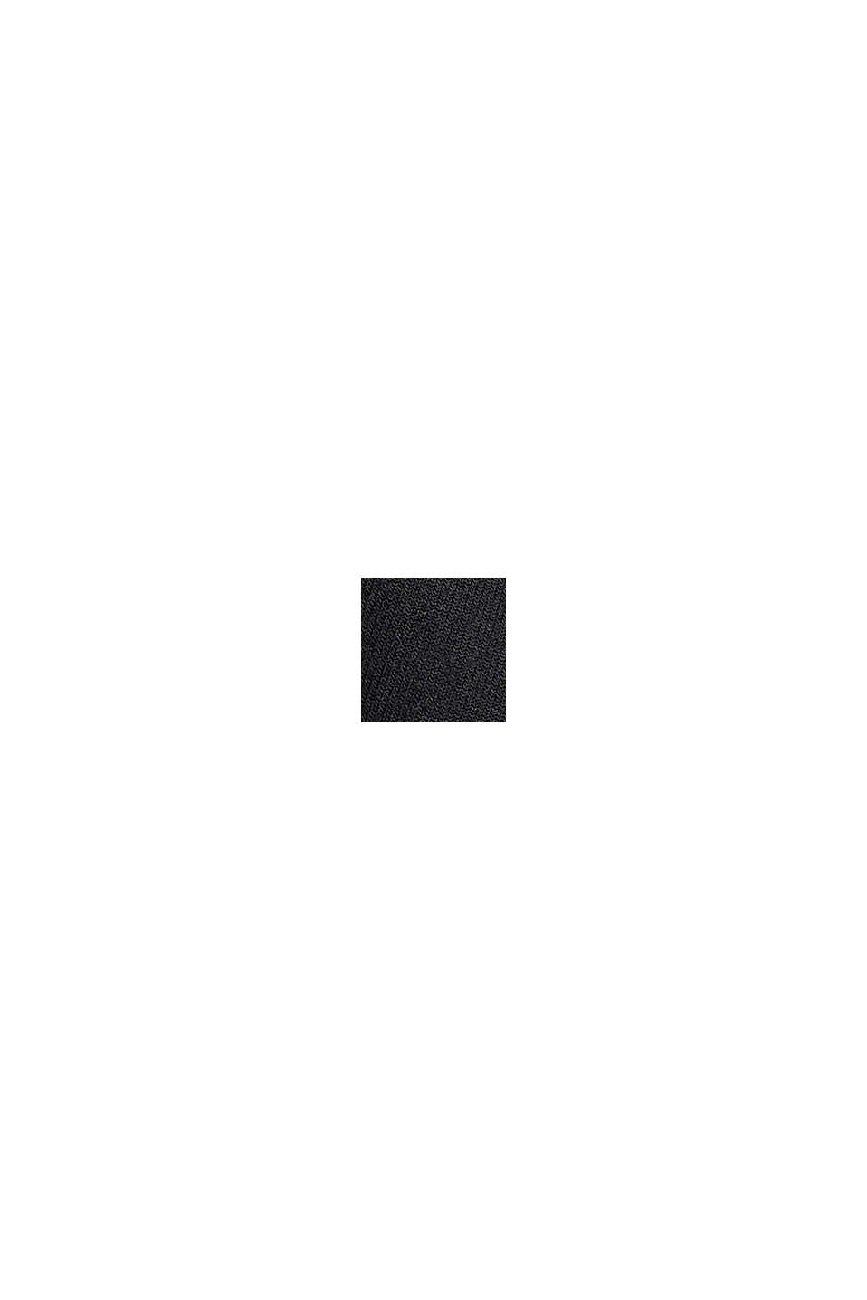 Recycelt: Minirock mit Bindegürtel, BLACK, swatch