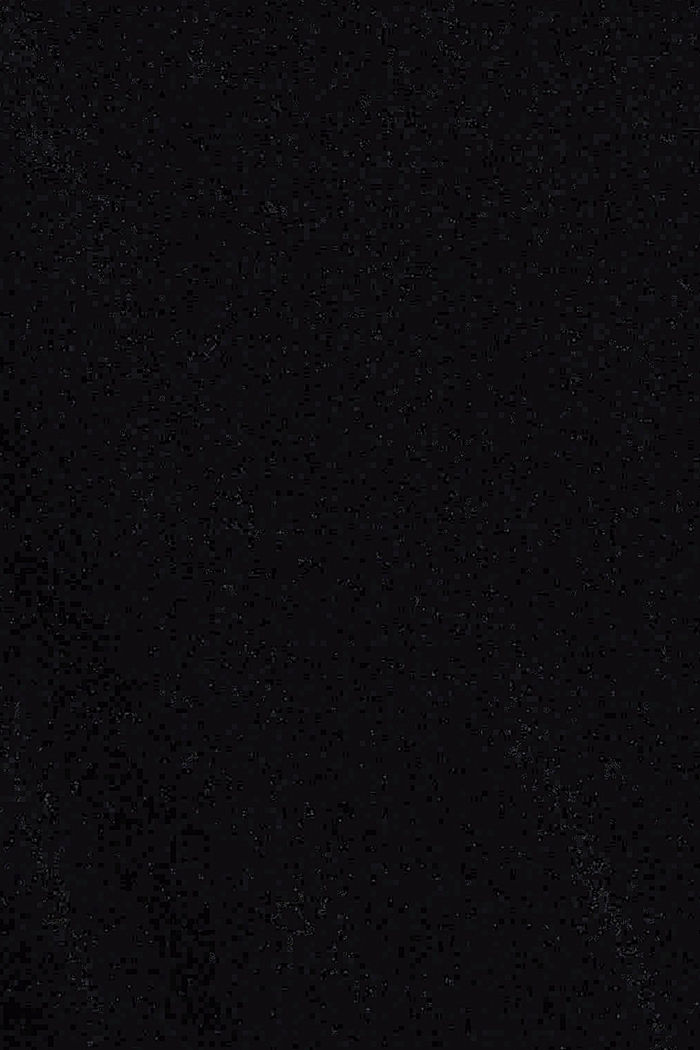 Robe longueur midi ceinturée en velours, BLACK, detail image number 4