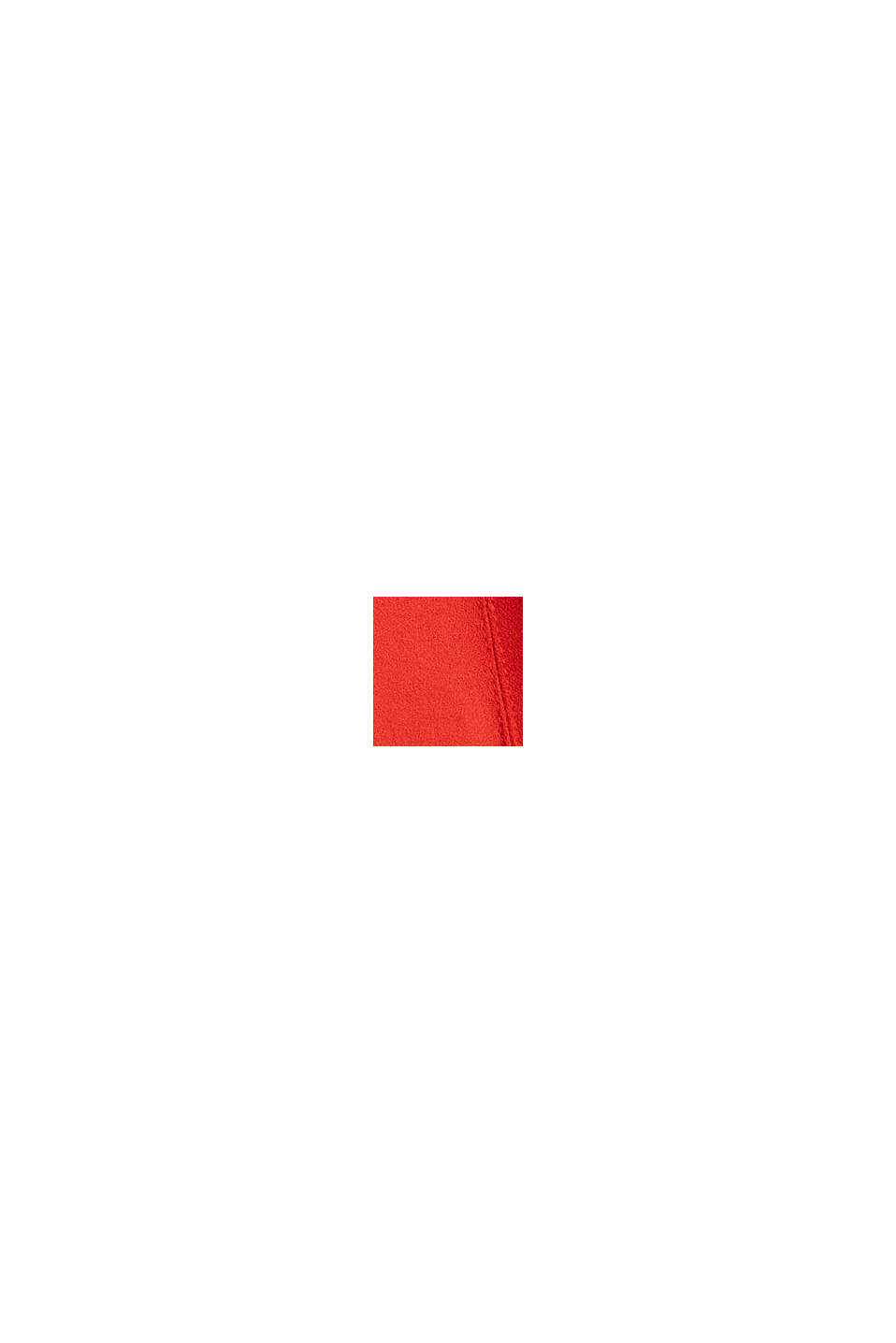 Af genanvendte materialer: Midikjole med bindebælte, ORANGE RED, swatch