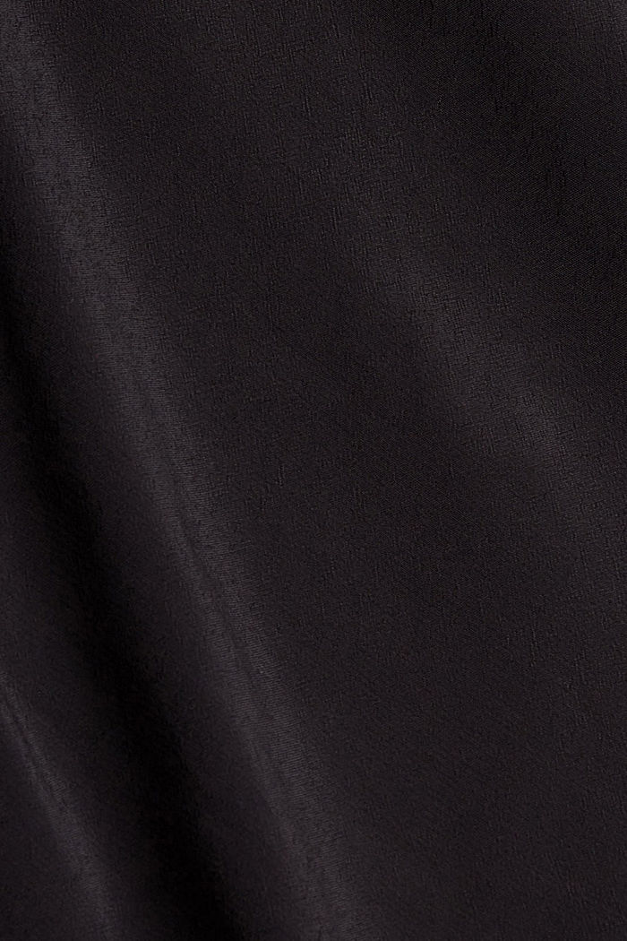 Overhemdblouse met LENZING™ ECOVERO™, BLACK, detail image number 4