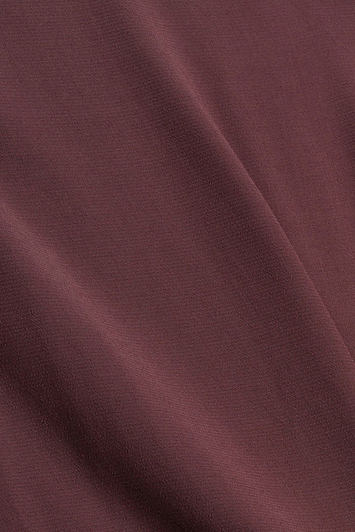 Bluzka z LENZING™ ECOVERO™, BORDEAUX RED, detail image number 4