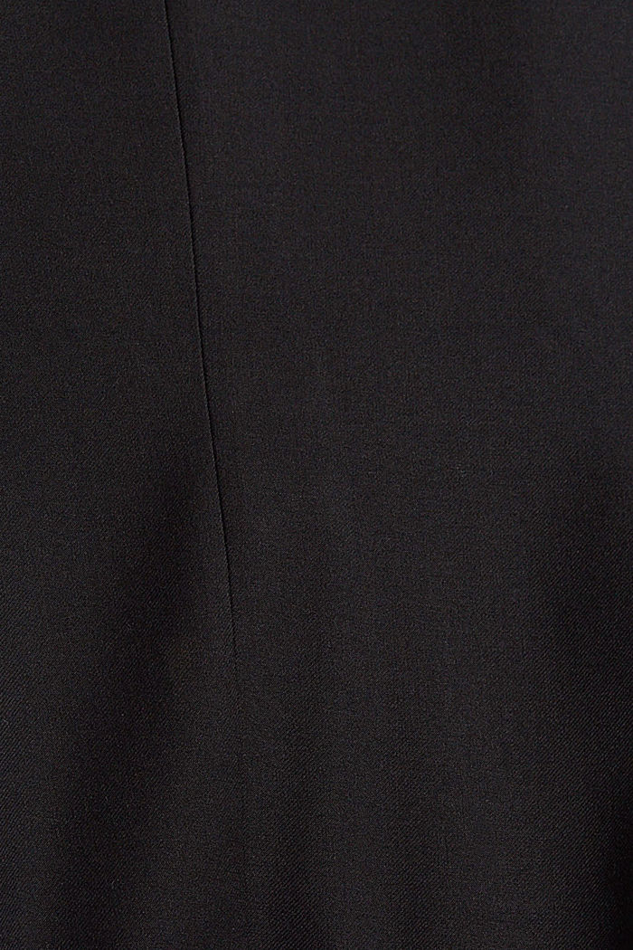 À teneur en laine : le gilet long, BLACK, detail image number 4